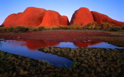 El monte Urulu, Australia,uno de los puntos de concentración de energía de la tierra