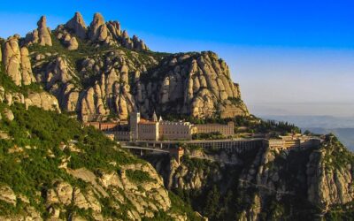 La montaña Monserrat en Cataluña